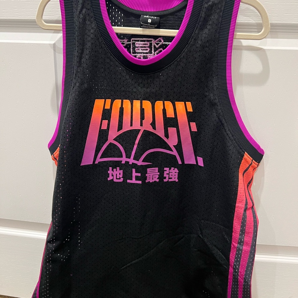 Nike Force Tank jersey orange/purple large